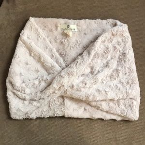 Anthropologie Faux Fur Infinity Scarf
